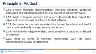 Lesson 9 - The Software Engineering Code of Ethics & Professional ...