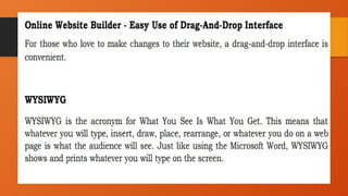 LESSON 9 - WEB PAGE DESIGNING Quarter 1 Web .pptx