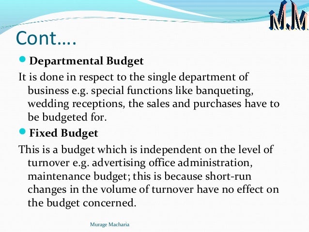 departmental budget template