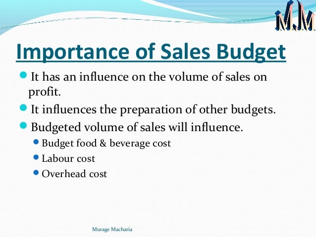 f b budgeting budgeting plan example