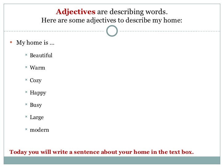 House adjective. House adjectives. Adjectives for House. Adjectives for describing House. Adjectives describing Houses.