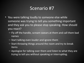 Avoid Shouting Minding Our Manners: Essential Scenarios for Polite and Respectful ...