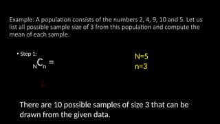 LESSON 9 SAMPLING DISTRIBUTIONS OF SAMPLE MEANS.pptx