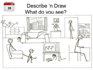 Describe ‘n Draw
What do you see?
20
 