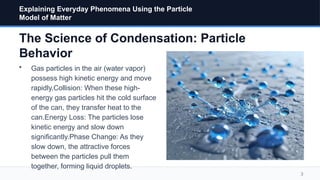 Explaining Everyday Phenomena Through the Particle Model of Matter ...