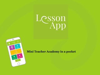 Mini Teacher Academy in a pocket
 