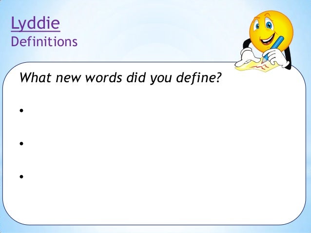 lyddie acrostic poem