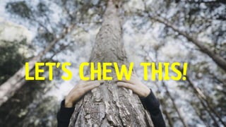 LET’S CHEW THIS!
 