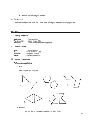 Lesson guide gr. 3 chapter iii -geometry v1.0 | PDF