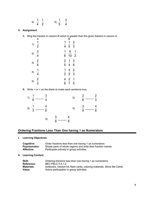 Lesson guide gr. 3 chapter ii -rational numbers, fractions v1.0