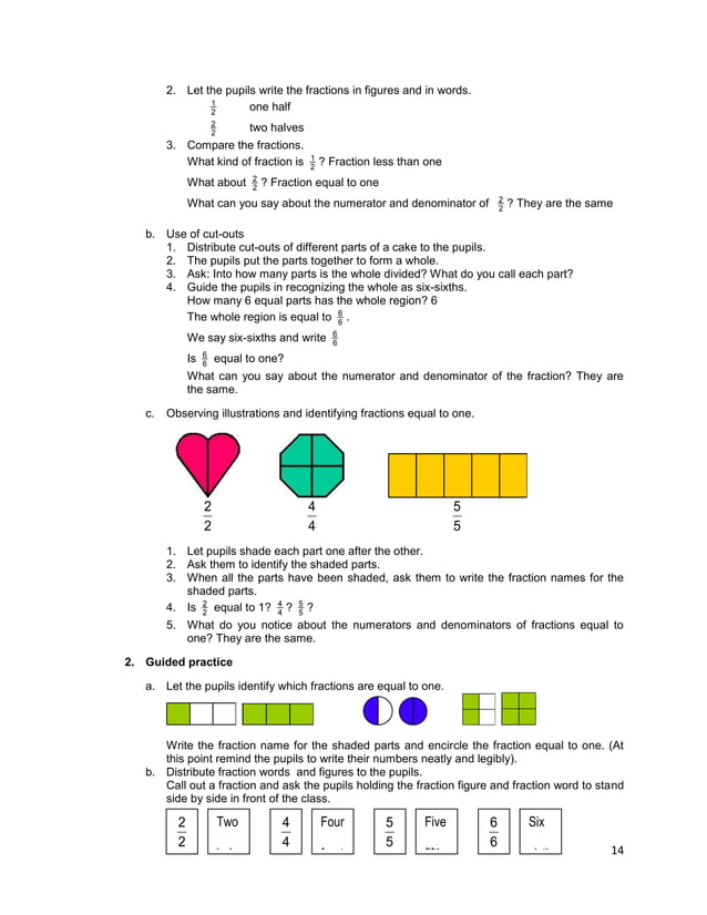 Lesson guide gr. 3 chapter ii -rational numbers, fractions v1.0