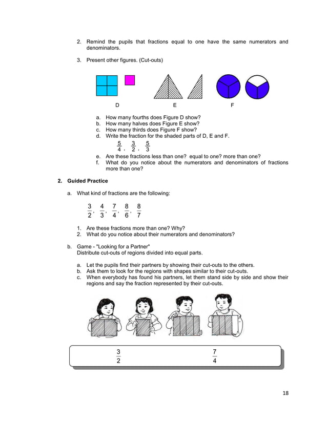 Lesson guide gr. 3 chapter ii -rational numbers, fractions v1.0