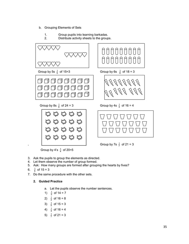 Lesson guide gr. 3 chapter ii -rational numbers, fractions v1.0