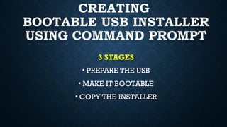 Lesson ICT creating USB Bootable USB Installer.pptx