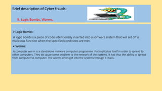 Lesson iv on fraud awareness (cyber frauds) | PPTX