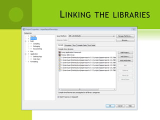 LINKING THE LIBRARIES
 