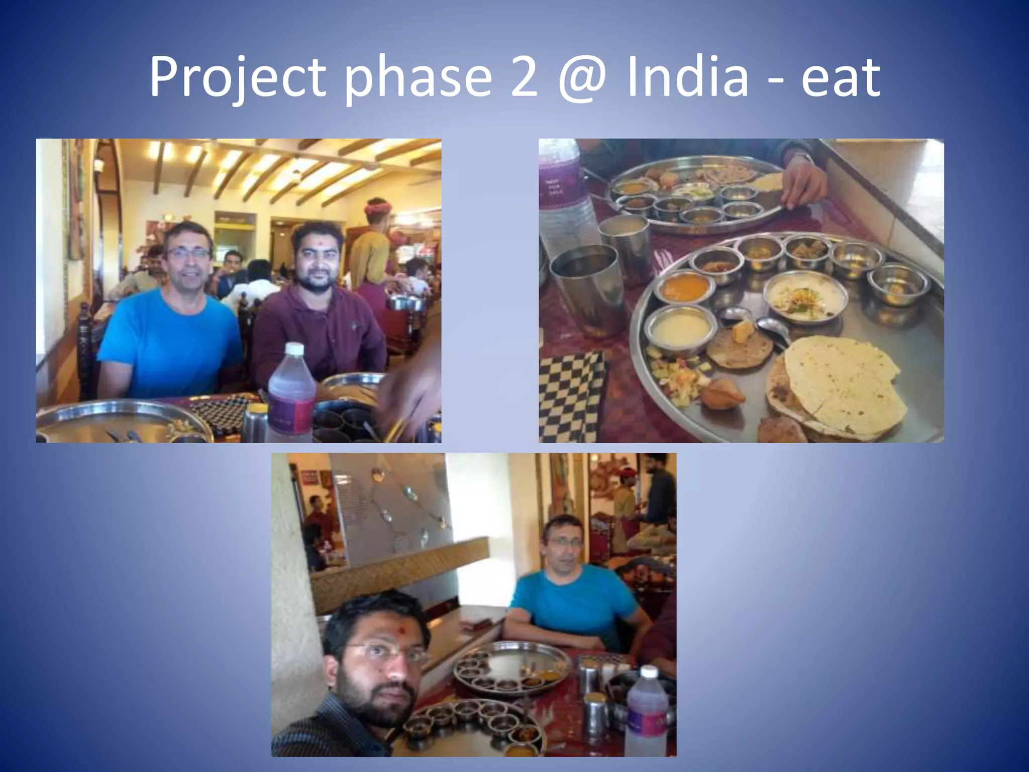 Project phase 2 @ India - eat
 