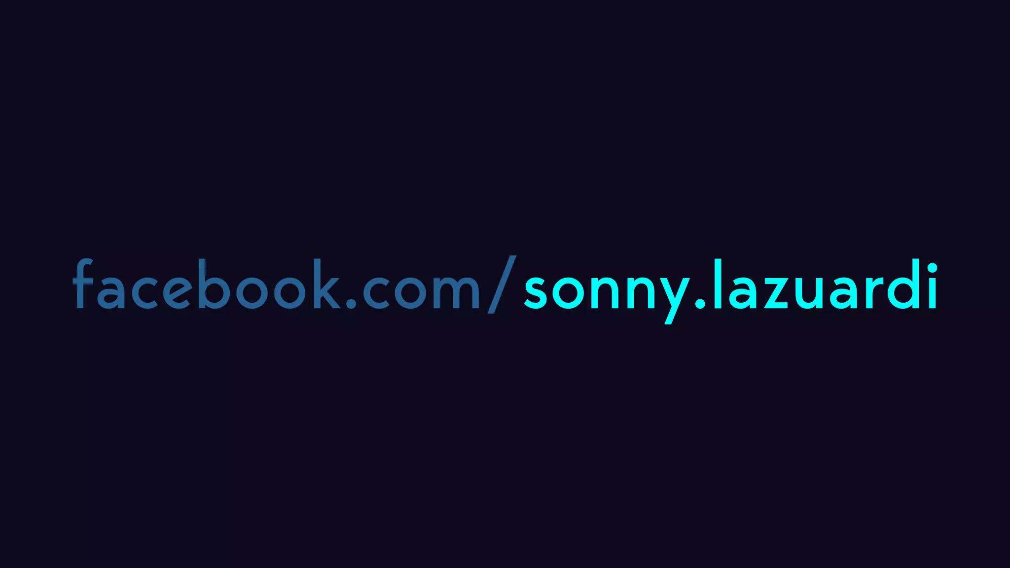 facebook.com/sonny.lazuardi 