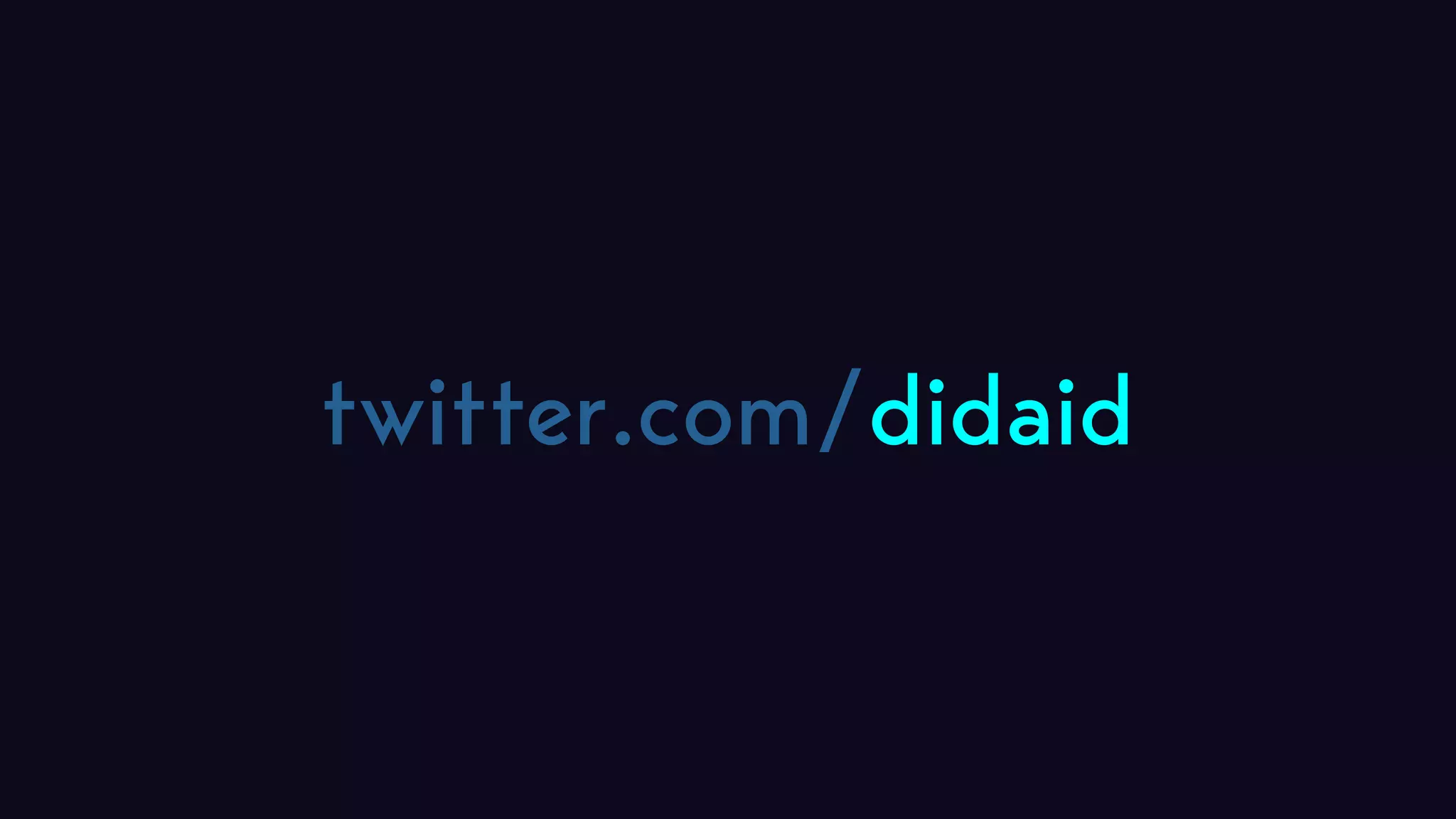 twitter.com/didaid 