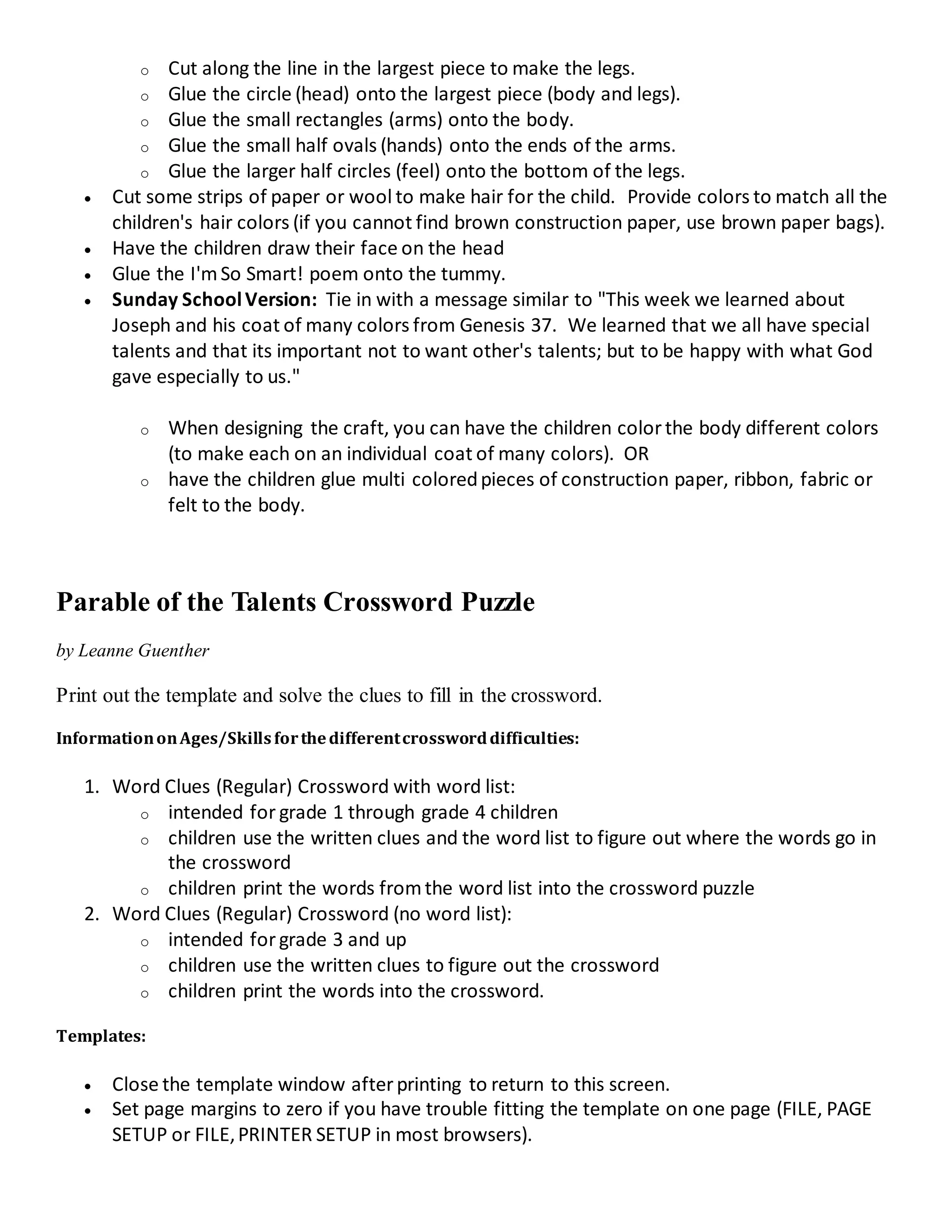 Lesson parable of the Talents DOCX