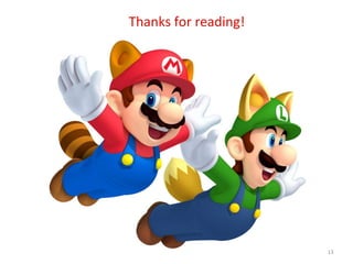 13
Thanks for reading!
 