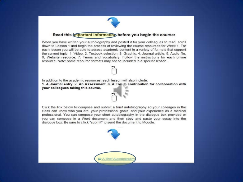 Lesson navigation tutorial