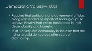 LESSON ON DEMOCRACY AND POLITICAL SYSTEMS | PPTX