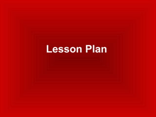 Lesson Plan   