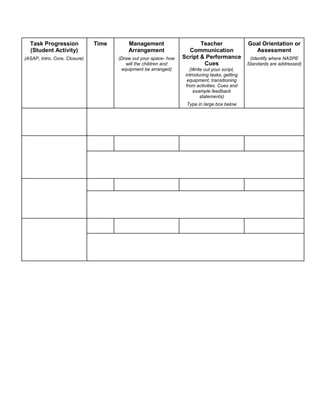 Lesson plan | DOCX