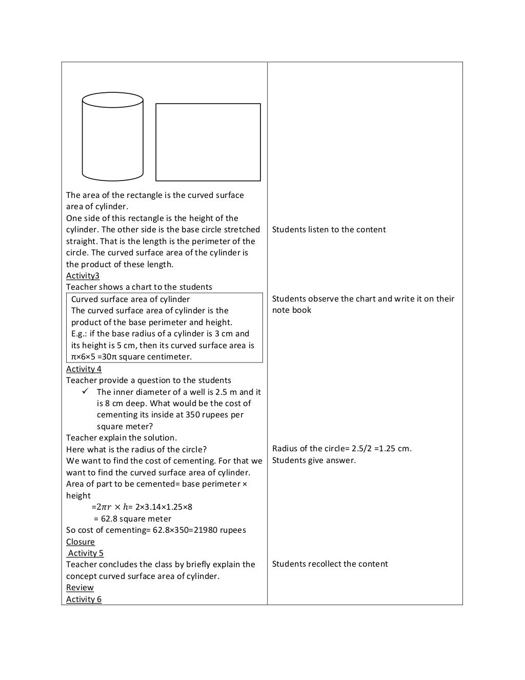 Lesson plan.maths