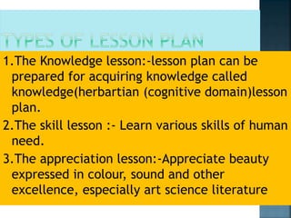 Lesson plan | PPTX | Educational Assessment | Education