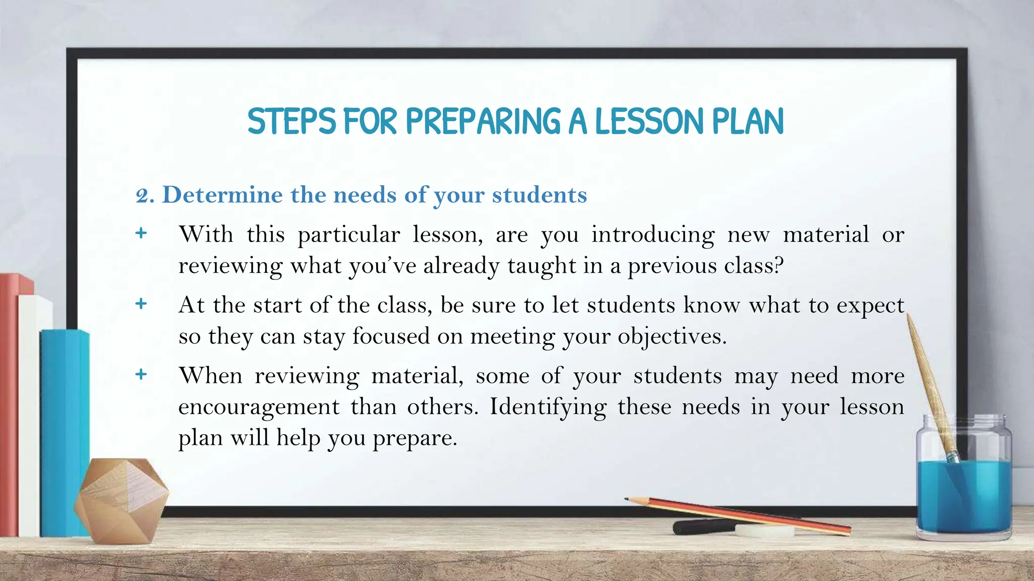 Lesson Plan structure / Steps and explanation | PPTX