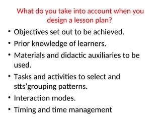 Lesson Plan . | PPT