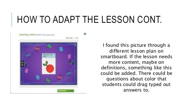 Lesson Plan Color (Mixing)