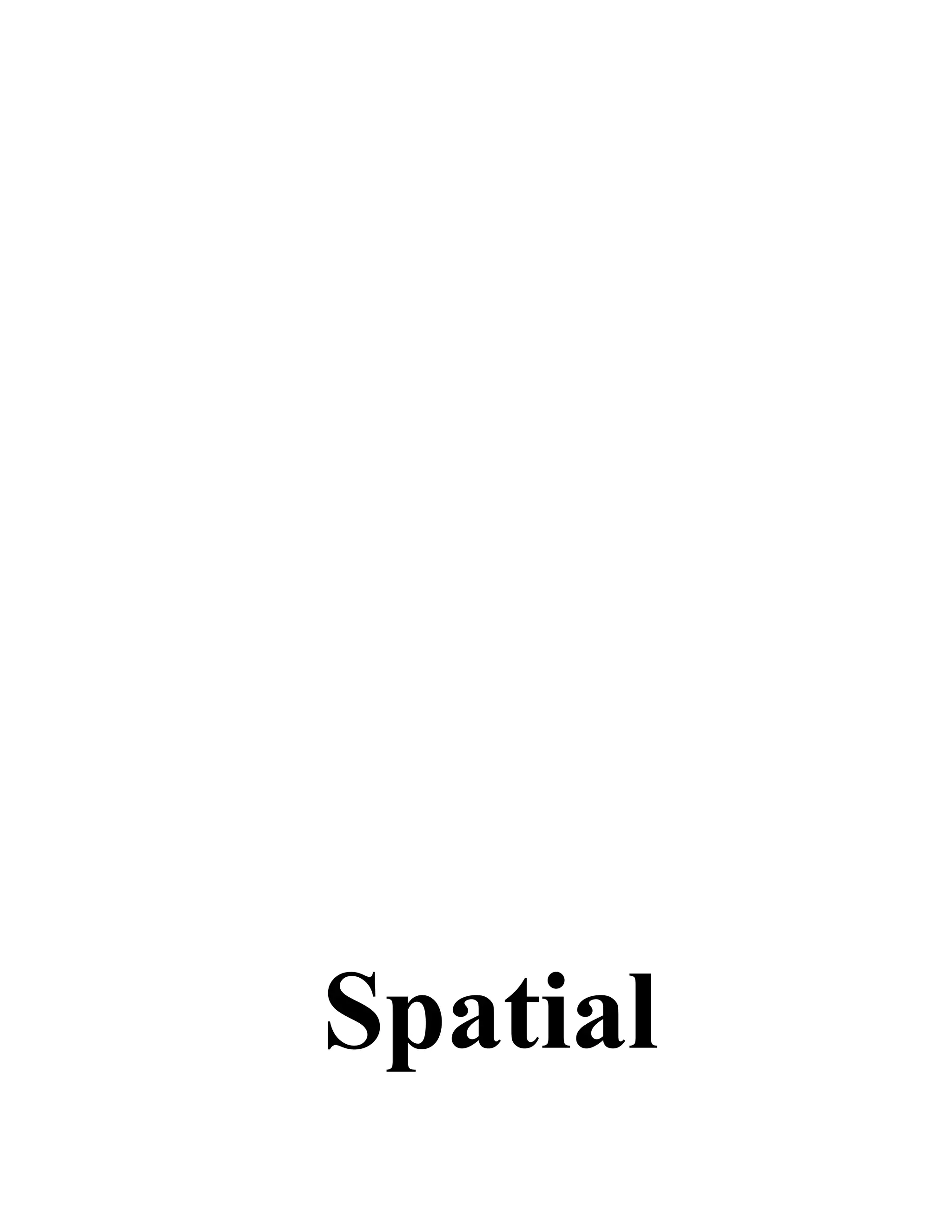 Spatial
 