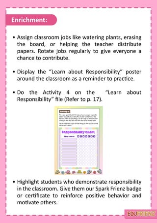 SEL LESSON PLLearn About Responsibility Lesson PlanAN - RESPONSIBILITY.pdf