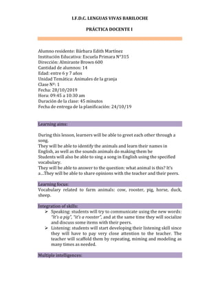 Lessonplan1 | PDF