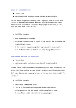Primary level- Lesson plan 1- Toys | DOCX
