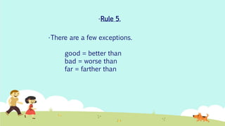 comparative and superlative adjective | PPTX