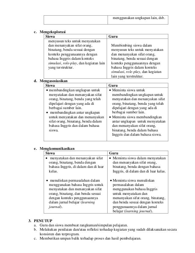 Lesson Plan 7th Grade