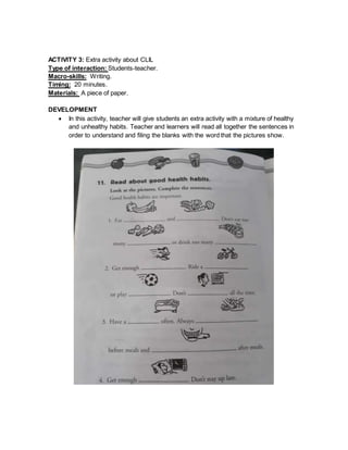 Lesson plan 8 clil project | DOCX