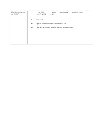 Lesson plan debate | DOCX