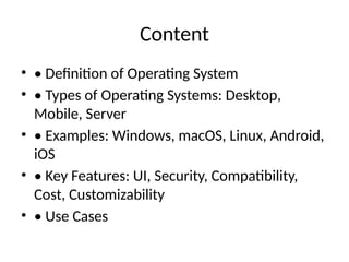 Lesson Plan Different Operating Systems_Presentation .pptx