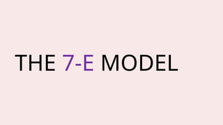 THE 7-E MODEL
 