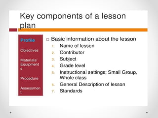 Lesson plan B.Ed PPT by Dr.Omprakash H M | PPTX