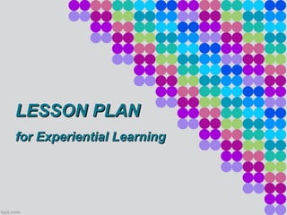 LESSON PLAN
for Experiential Learning

 