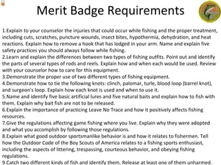 Merit Badge Requirements ,[object Object],[object Object],[object Object],[object Object],[object Object],[object Object],[object Object],[object Object],[object Object]