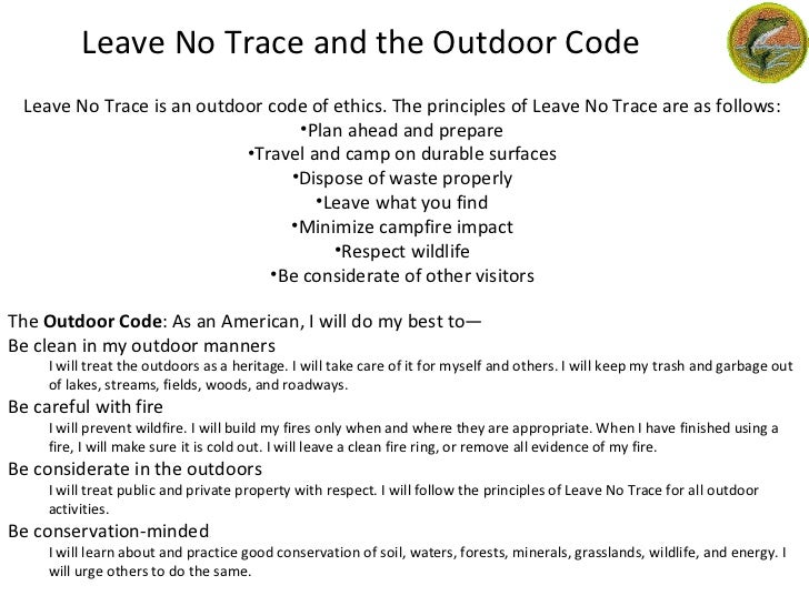 outside code bsa - photograph relating to Outdoor Code Printable called out of doors code bsa -