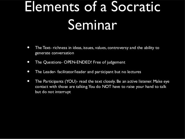 socratic seminar questions essay example Free essay: drama unit socratic seminar questions part 1: a streetcar named desire 1 blanche who is homeless, comes to her sister’s house at the beginning. socratic seminar questions essay example Free essay: drama unit socratic seminar questions part 1: a streetcar named desire 1 blanche who is homeless, comes to her sister’s house at the beginning.
