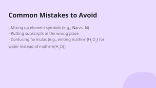 Lesson plan_ Formulas of common chemical substances.pptx